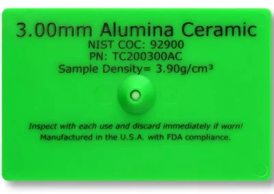 Alumina Ceramic X Ray Test Card