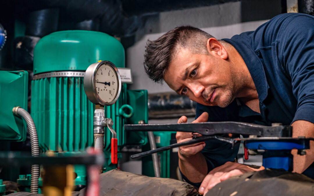 Technical Maintenance Operator At Work